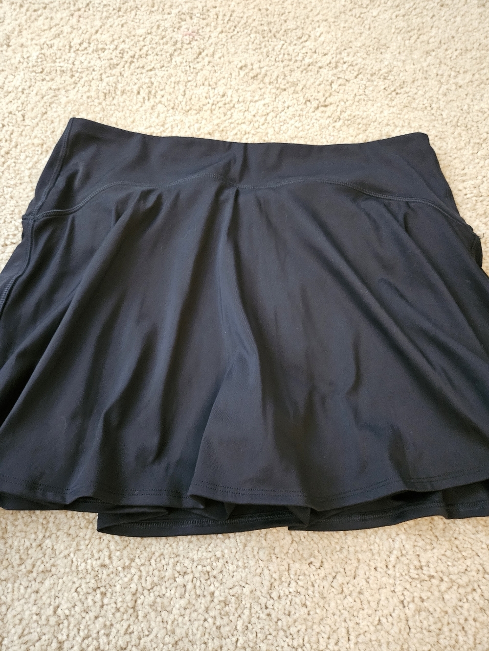 Old Navy Active Extra High Rise Black Athletic Skirt with Built-In Shorts Large - Picture 7 of 8